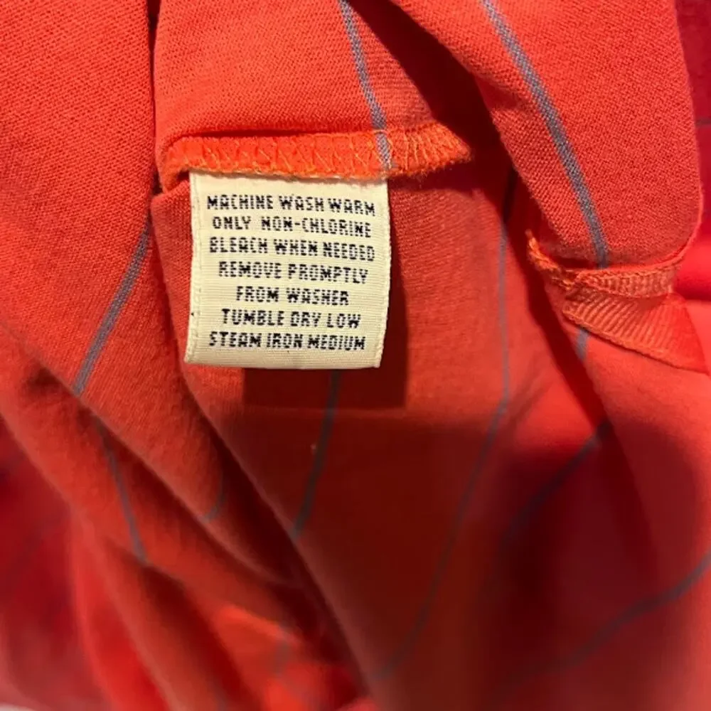 Polo Golf Ralph Lauren Shirt Watermelon Blue Stripe Mens XL The Lakes CC